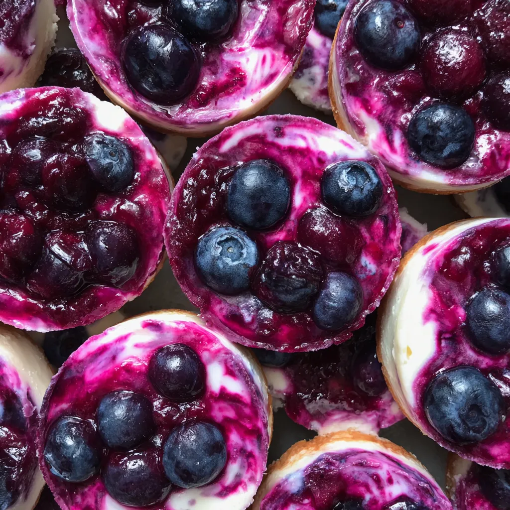 Blueberry Swirl Yogurt Bites