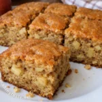 Brown Sugar Apple Vanilla Snack Cake