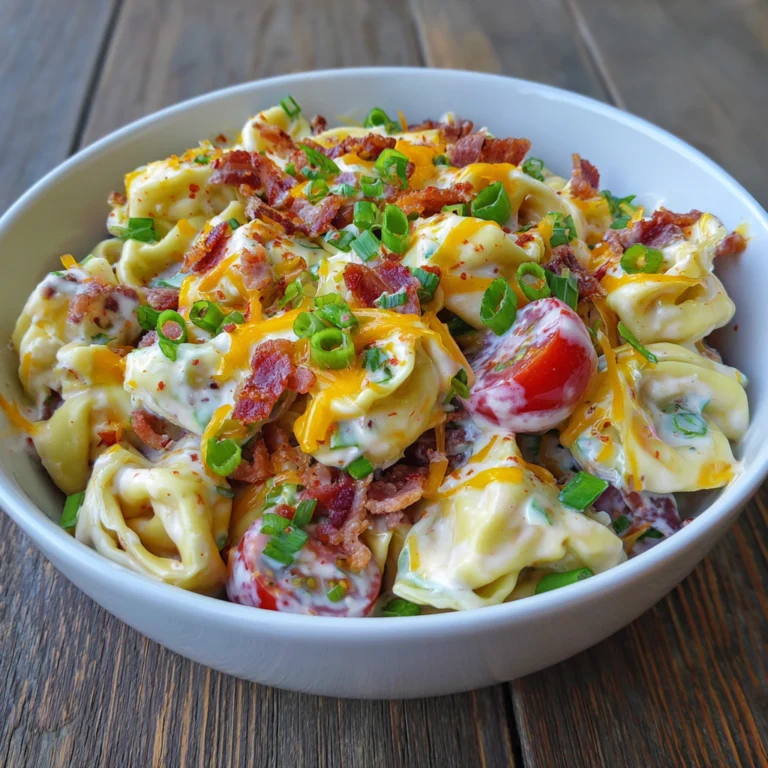 Cheddar Smoked Beef Ranch Tortellini Salad