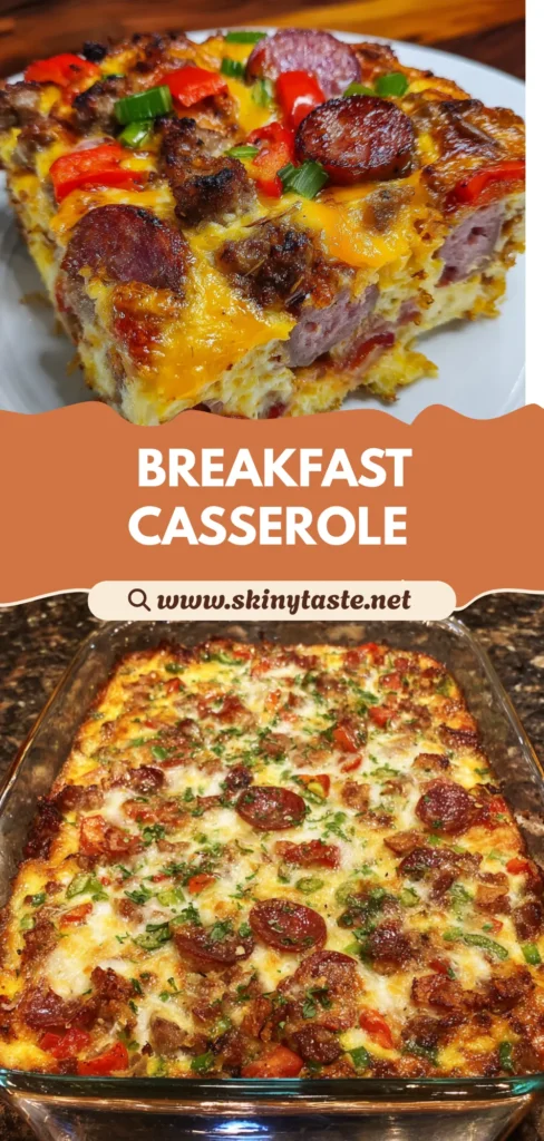 Cheesy 3-Meat Breakfast Casserole: Easy Hearty Recipe for Busy Morning 10 Cheesy 3-Meat Breakfast Casserole