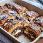 Chocolate Croissant Breakfast Bake