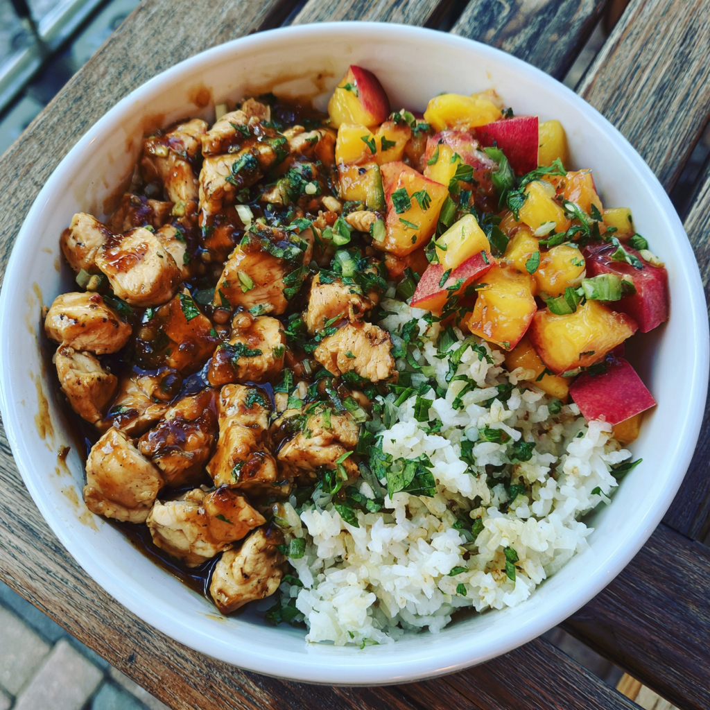 Cilantro-Lime Honey Chicken Bowls