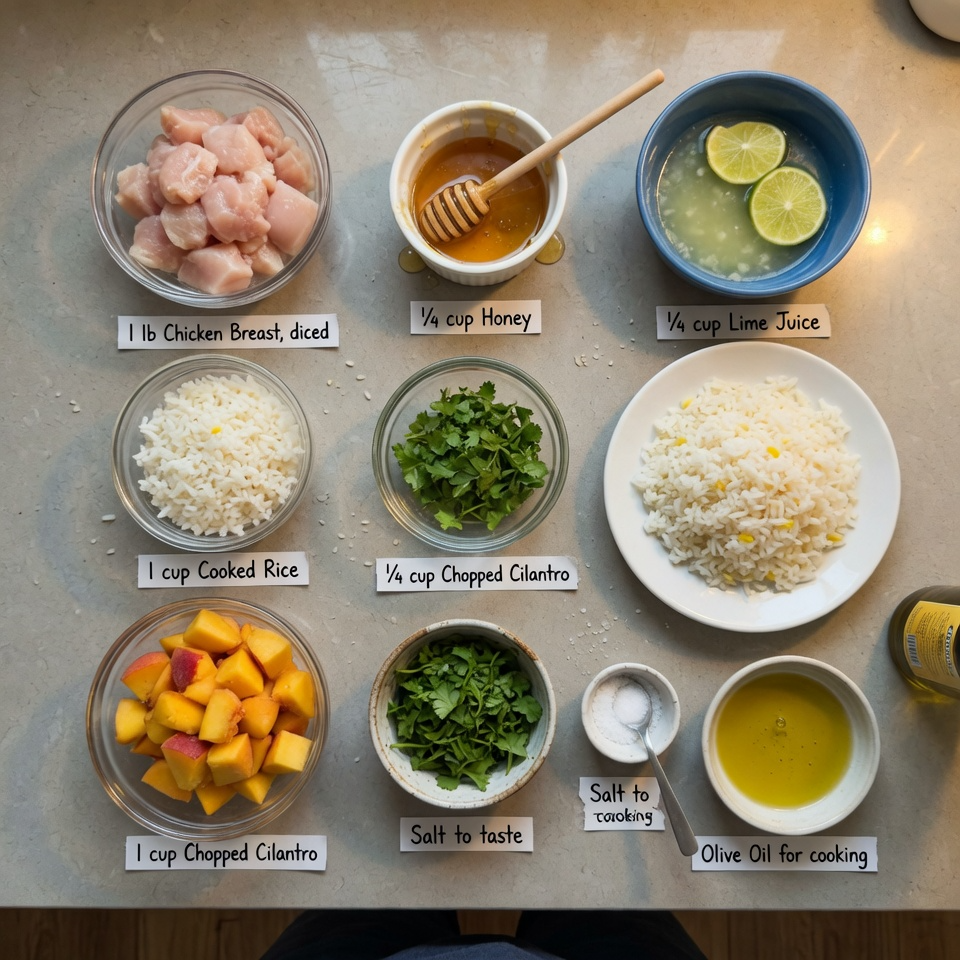 Cilantro-Lime Honey Chicken Bowls
