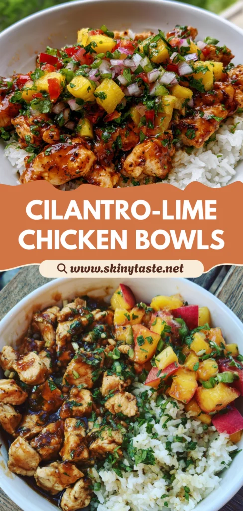 Cilantro-Lime Honey Chicken Bowls
