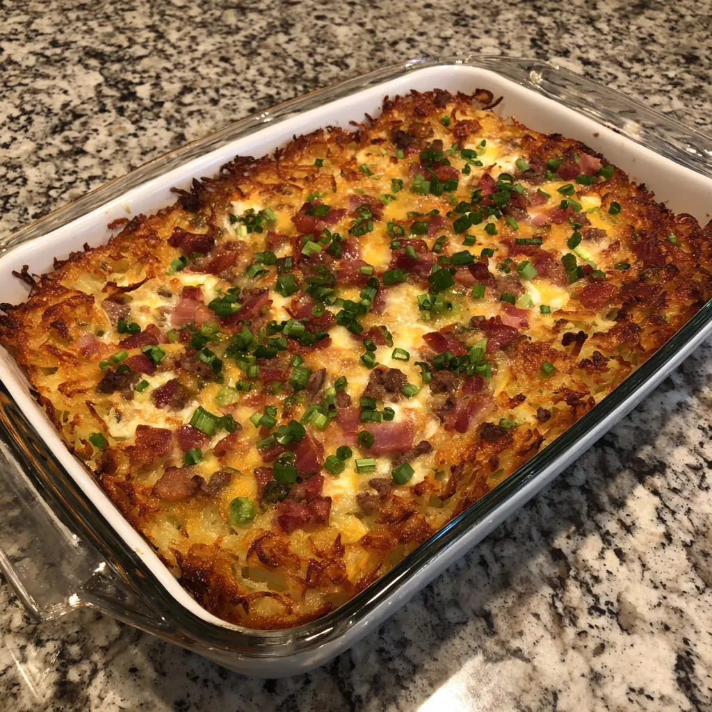 Classic Breakfast Hashbrown Casserole