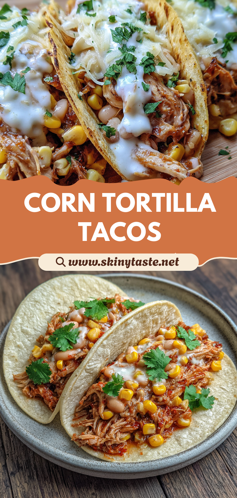 Corn Tortilla White Chicken Chili Tacos