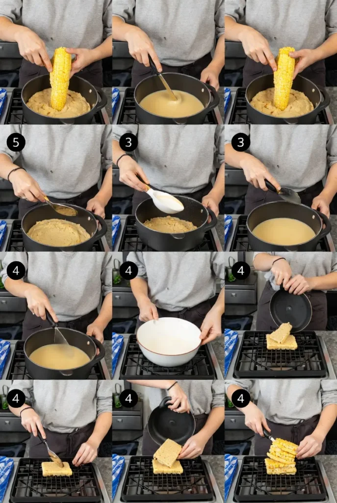 Cornbread Waffle Bites with Honey Butter Syrup – Easy Quick Breakfast 8 Cornbread Waffle Bites with Honey Butter Syrup