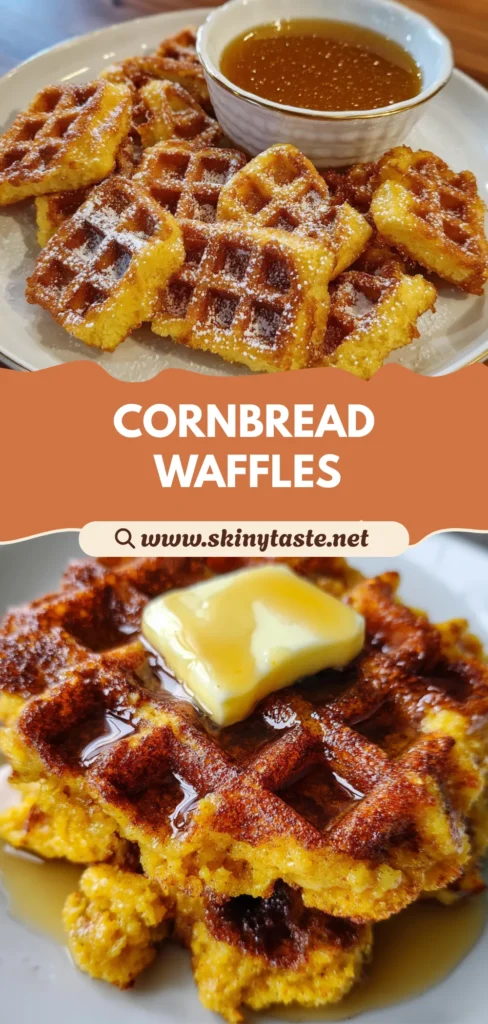 Cornbread Waffle Bites with Honey Butter Syrup – Easy Quick Breakfast 10 Cornbread Waffle Bites with Honey Butter Syrup