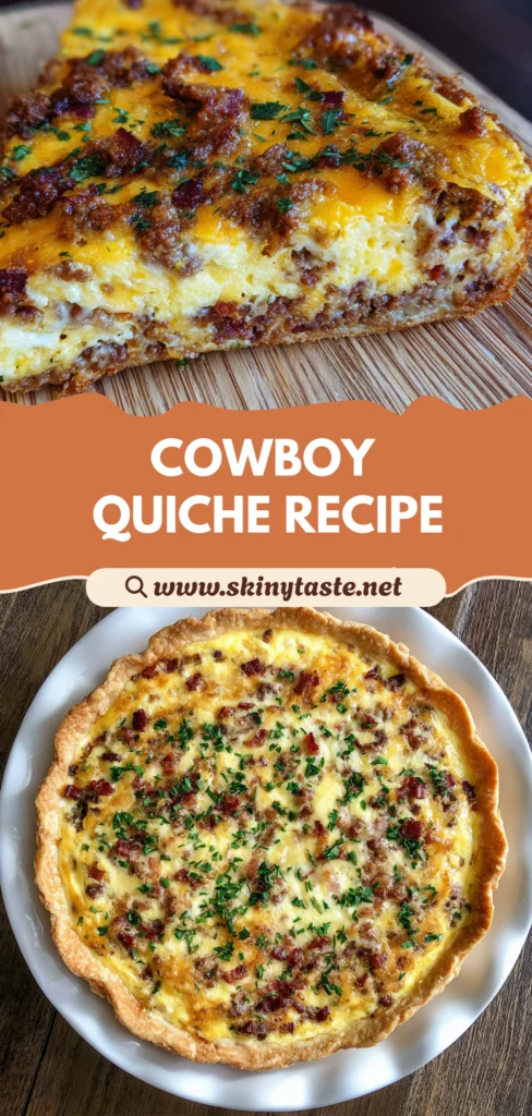 Cowboy Quiche: Easy Smoked Beef Breakfast Pie with Flaky Crust 9 Cowboy Quiche