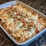 Creamy Queso Chicken Enchiladas