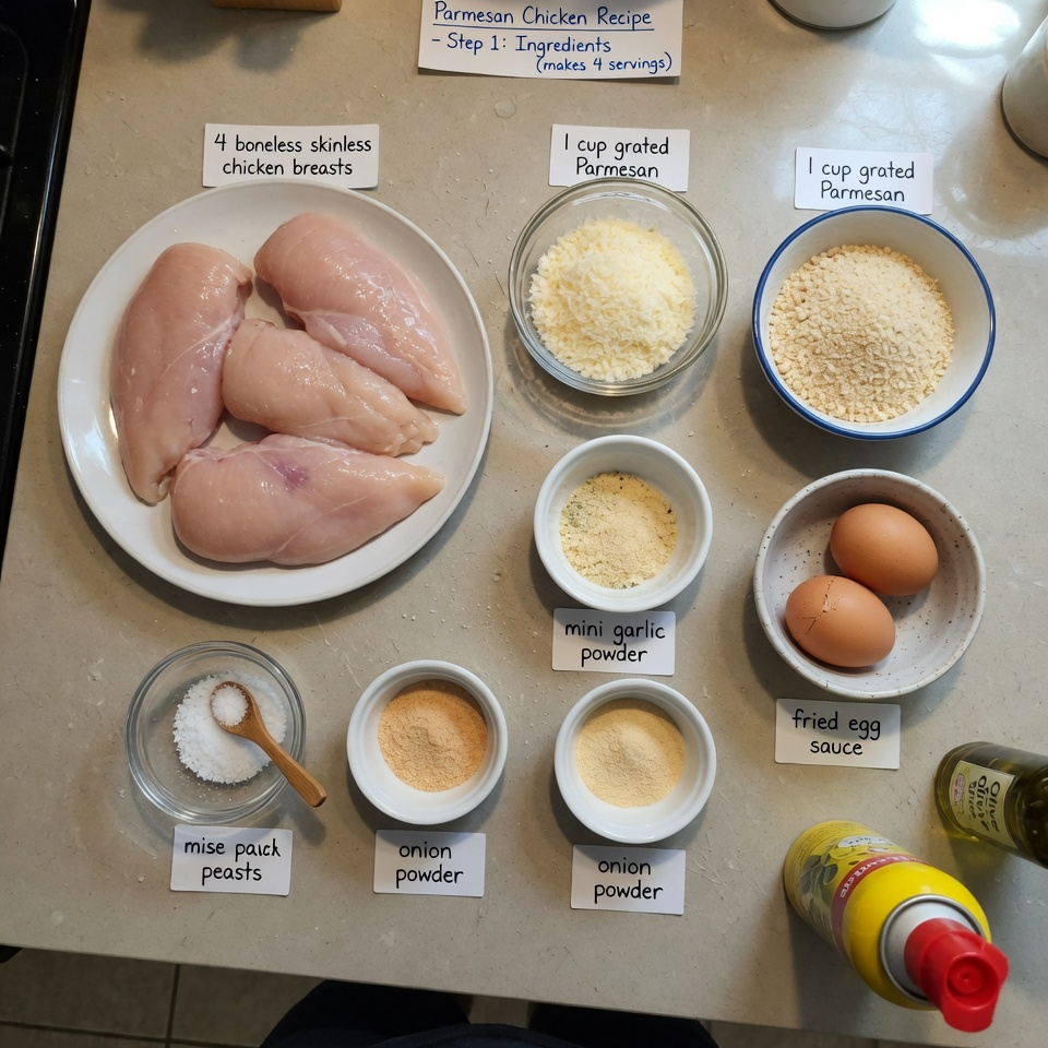 Crispy Air Fryer Parmesan Chicken