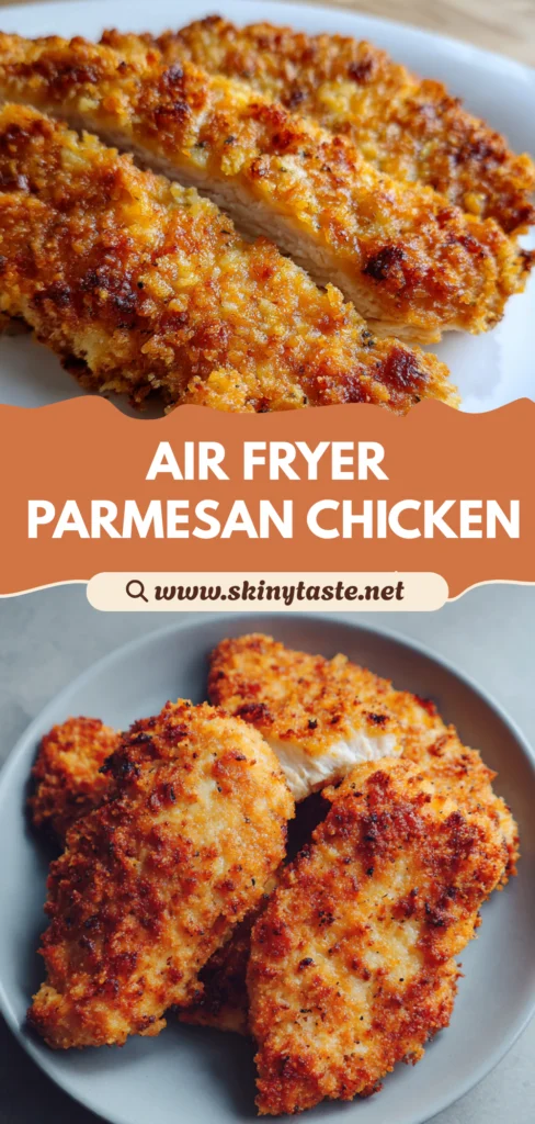 Crispy Air Fryer Parmesan Chicken