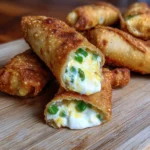 Crispy Jalapeno Popper Egg Rolls