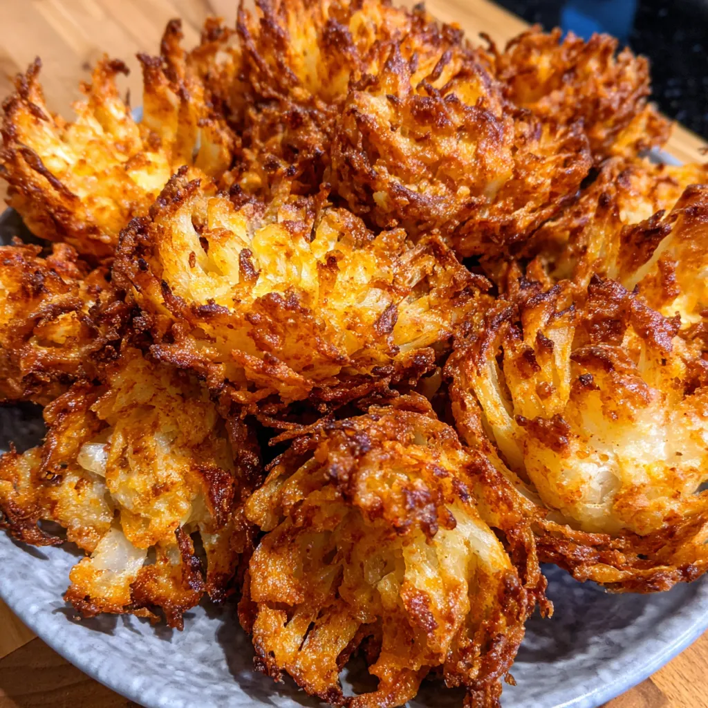 Air Fryer Crispy Mini Blooming Onions Recipe – Easy 15-Minute Snack 9 Crispy Mini Blooming Onions