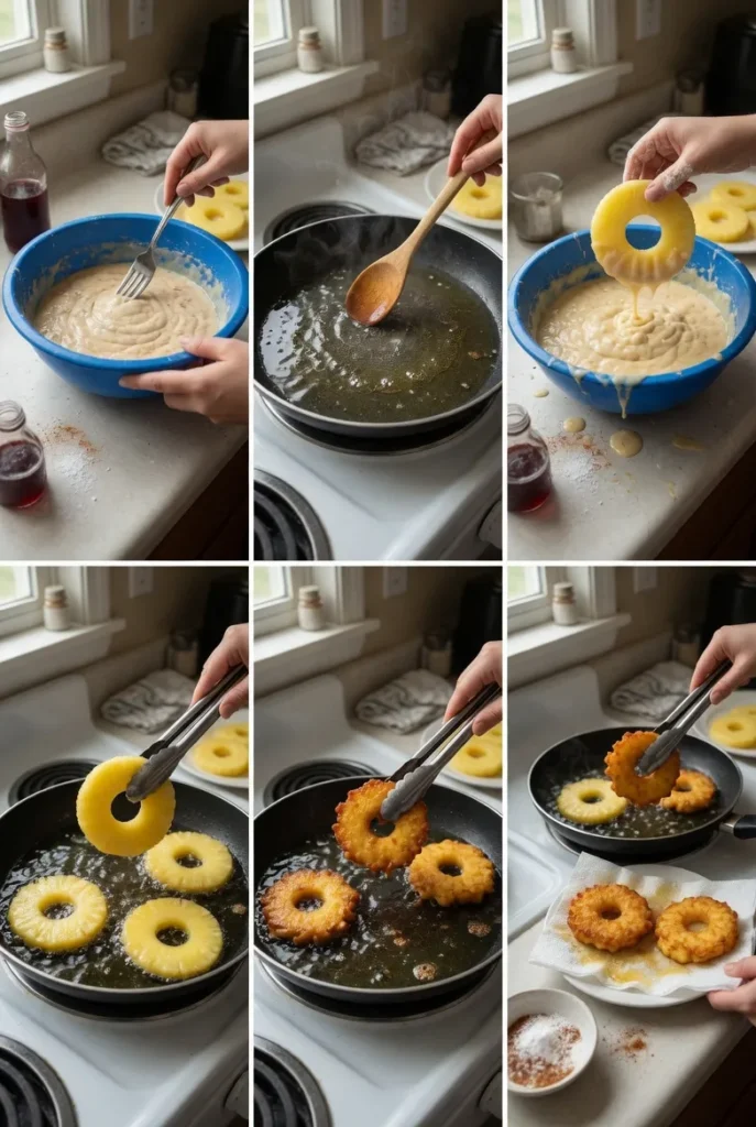 Crispy Pineapple Fritters Recipe: Easy Golden Tropical Dessert 8 Crispy Pineapple Fritters