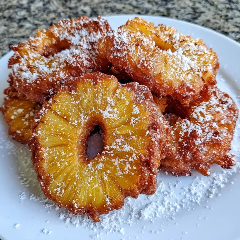 Crispy Pineapple Fritters