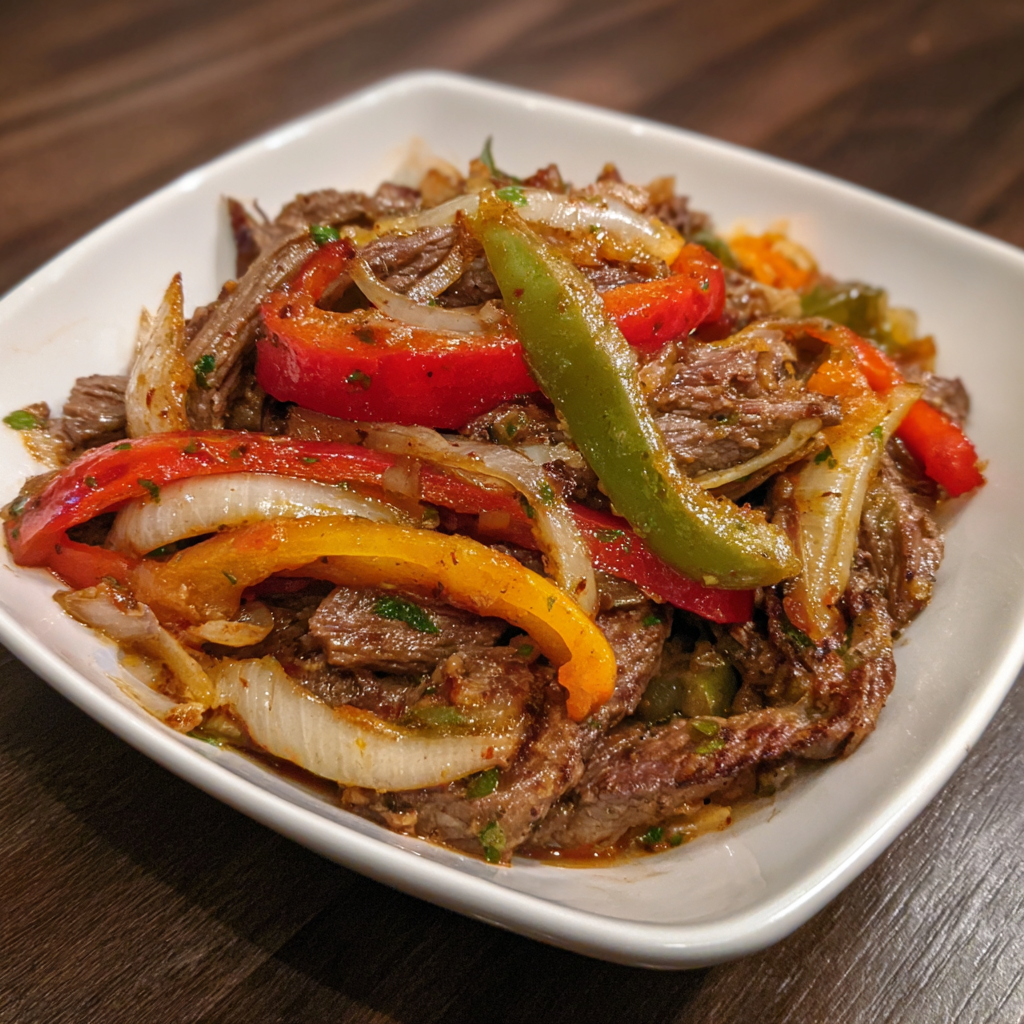 Crockpot Beef Fajitas