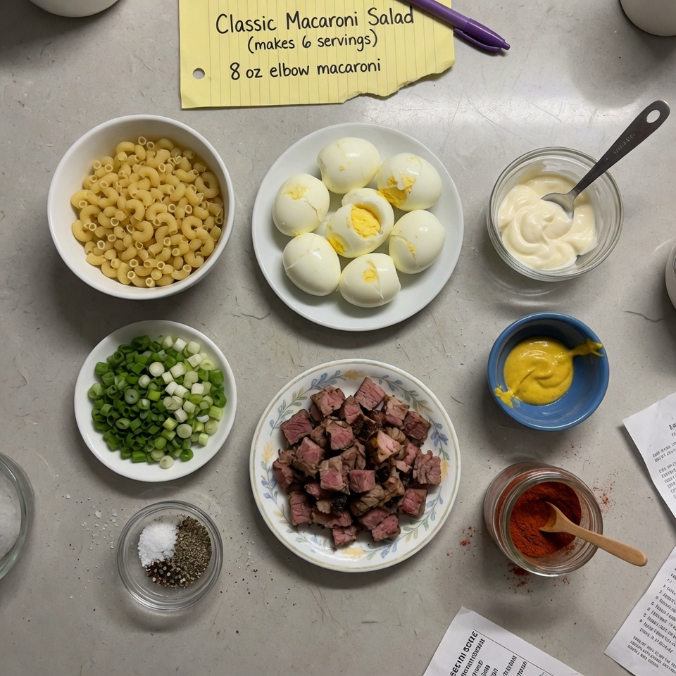 Deviled Egg Pasta Salad