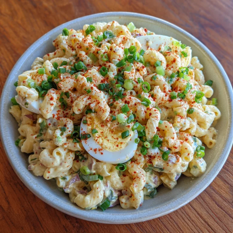 Deviled Egg Pasta Salad
