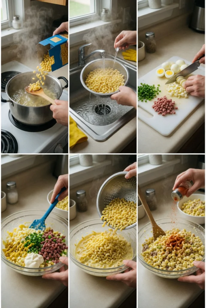 Deviled Egg Pasta Salad