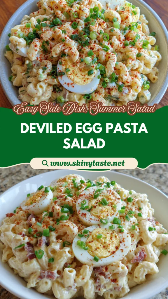Deviled Egg Pasta Salad