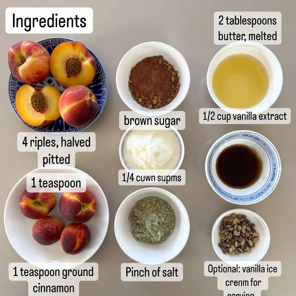 Easy Baked Peaches Recipe
