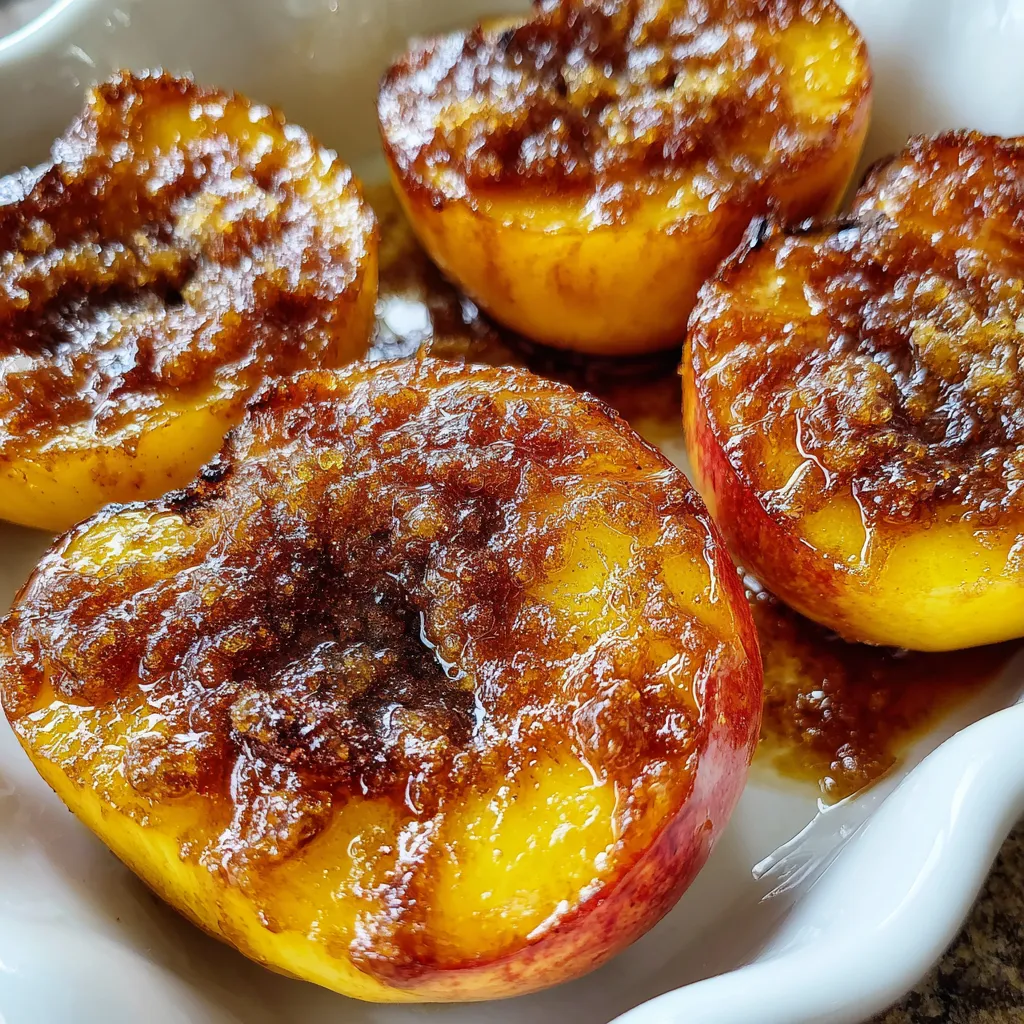 Easy Baked Peaches Recipe