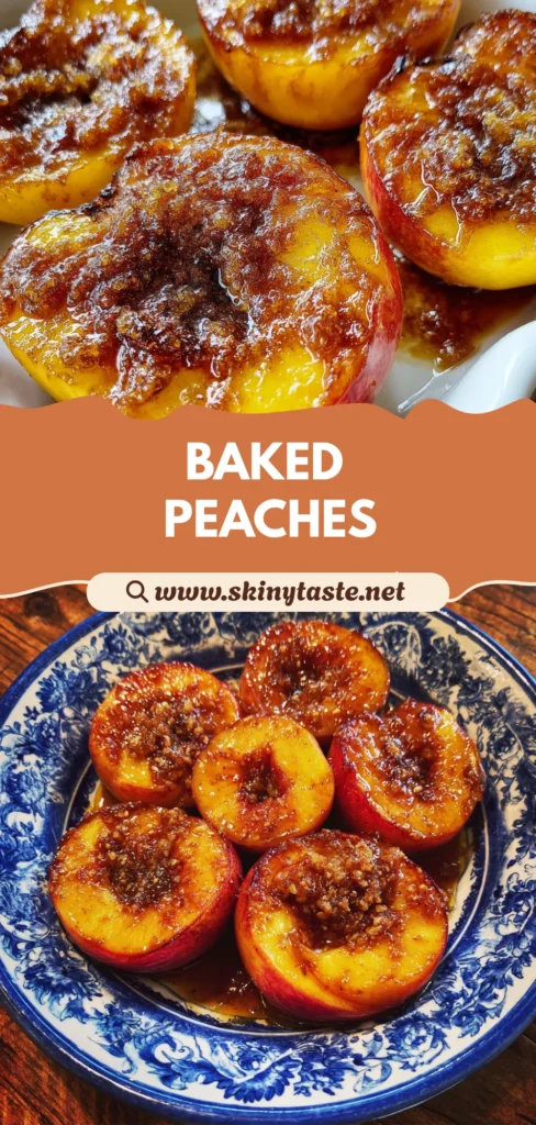 Easy Baked Peaches Recipe
