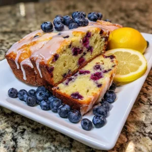 Easy Lemon Blueberry Bread