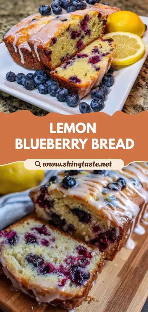Easy Lemon Blueberry Bread