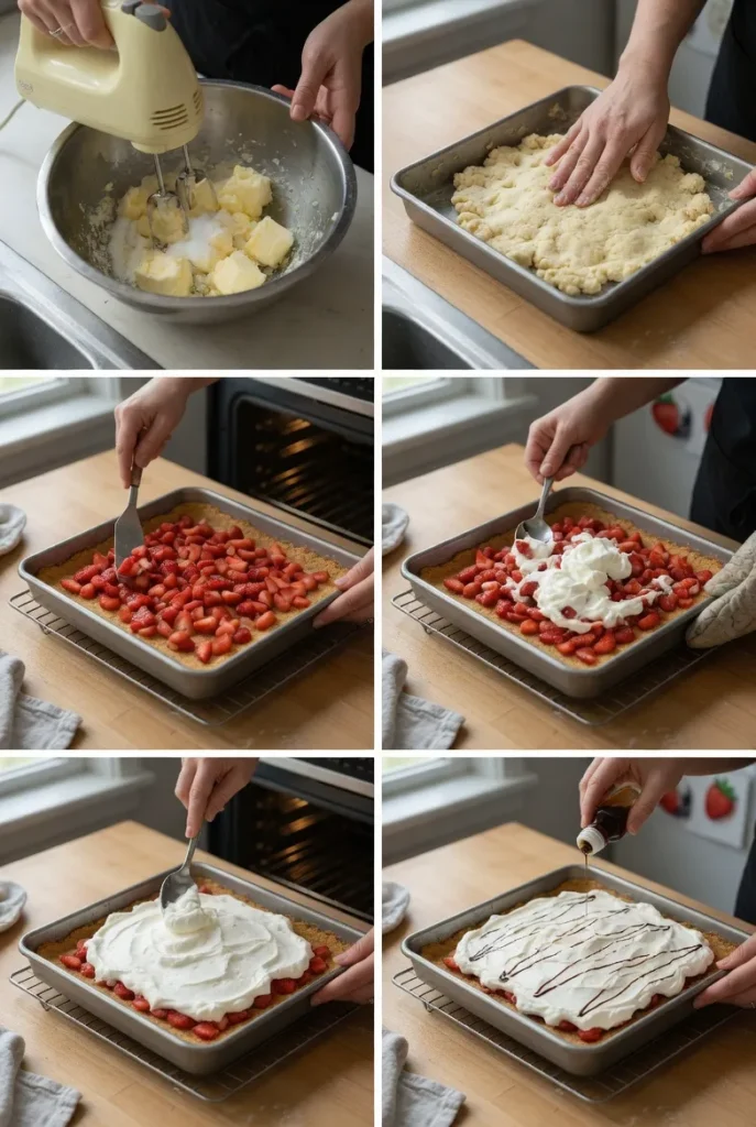 Easy Strawberry Shortcake Bars: Quick Summer Dessert Recipe for Fresh 8 Easy Strawberry Shortcake Bars