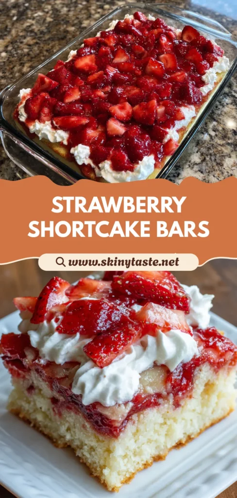 Easy Strawberry Shortcake Bars: Quick Summer Dessert Recipe for Fresh 10 Easy Strawberry Shortcake Bars
