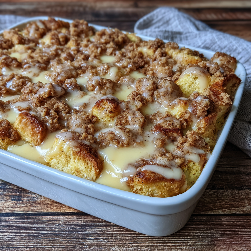 Eggnog French Toast Bake