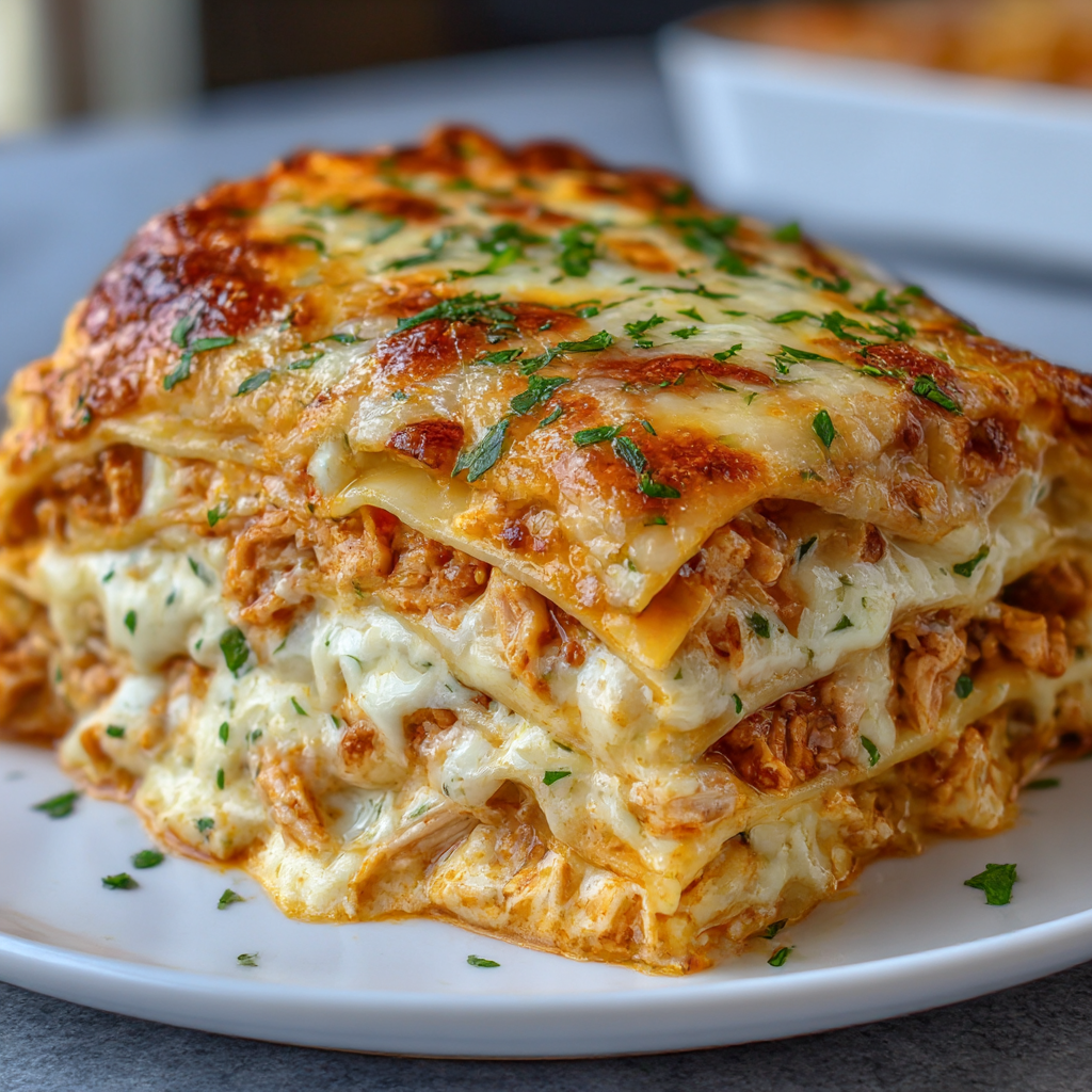 Firecracker Chicken Cottage Cheese Tortilla Lasagna Firecracker Chicken Cottage Cheese Tortilla Lasagna is the kind of bold, creamy, oven-baked comfort food that instantly wins over a hungry table. With layers of tender shredded chicken, rich cottage cheese, and melty mozzarella tucked between soft tortillas, every bite delivers heat, creaminess, and that irresistible golden top that makes this dish feel both indulgent and easy. It is a weeknight-friendly dinner that looks impressive, tastes deeply satisfying, and comes together with simple ingredients you probably already have on hand. Why You’ll Love This Recipe This recipe hits that perfect balance between comfort food and high-protein simplicity. It feels indulgent, yet it is surprisingly practical for everyday cooking. Rich, creamy texture without heavy sauces High in protein thanks to chicken and cottage cheese Simple ingredients and minimal prep Perfect for meal prep or family dinners Customizable spice level depending on your taste Bakes into clean, sliceable layers The firecracker-style seasoning gives it just enough kick to keep things interesting, while the cheese and tortillas mellow everything into a cozy, satisfying dish. Kitchen Equipment You’ll Need Before diving into the recipe, it helps to have everything ready. This dish is simple, but the right tools make the process smoother and more enjoyable. Medium mixing bowl for the filling Spoon or spatula for mixing Baking dish or oven-safe skillet (8–9 inch works best) Knife and cutting board (if prepping chicken fresh) Measuring cups and spoons Oven Having your baking dish lightly greased and ready to go makes layering quick and stress-free. Ingredients Main Ingredients 2 cups cooked shredded chicken 3/4 cup cottage cheese 1/2 cup shredded mozzarella 1/3 cup grated Parmesan 1 teaspoon paprika 1/2 teaspoon black pepper 3–4 medium flour tortillas Optional: pinch of chili flakes for extra heat Optional Add-Ins and Swaps Add a drizzle of hot sauce for more “firecracker” flavor Swap mozzarella for a cheddar blend for sharper taste Use whole wheat tortillas for a heartier version Add a spoon of cream cheese for extra richness Toss in chopped spinach for a veggie boost With your ingredients ready, it is time to bring everything together into those rich, layered textures. Step-by-Step Instructions Preheat your oven to 375°F and lightly grease your baking dish. In a mixing bowl, combine cottage cheese, mozzarella, Parmesan, paprika, and black pepper. Stir until smooth and creamy. Fold in the shredded chicken, making sure every piece is coated in the creamy mixture. Place one tortilla at the bottom of the dish. Spread a layer of the chicken mixture evenly on top. Continue layering tortillas and filling, pressing gently to keep the layers compact. Finish with a final tortilla layer and sprinkle a little extra cheese on top if desired. Bake for 20 to 25 minutes, until the top is golden and bubbling. Let the lasagna rest for about 5–10 minutes before slicing. This helps the layers set and makes serving easier. The result is a beautifully layered dish with a creamy center and lightly crisped edges. Pro Tips for Best Results Use rotisserie chicken to save time and add flavor Do not overfill layers to keep slices neat Let it rest before cutting for clean slices Add spice gradually if serving a mixed crowd Lightly toast tortillas beforehand for extra structure These small details make a big difference in texture and overall presentation. Serving Suggestions This dish is satisfying on its own, but pairing it with the right sides can elevate your meal even further. Serve it with a crisp green salad for freshness. The contrast between the creamy lasagna and crunchy greens works beautifully. Roasted vegetables like broccoli or carrots complement the richness without overpowering it. If you enjoy a bit of heat, serve with a side of hot sauce or a light drizzle over each slice. For a casual dinner, slice it into squares and serve it almost like a casserole. For gatherings, plate it neatly with a sprinkle of fresh herbs. Creative Variations to Try Spicy Firecracker Boost If you love heat, take this recipe up a notch by adding chili flakes, diced jalapeños, or a splash of hot sauce into the filling. This intensifies the “firecracker” effect and gives each bite a bold kick. The creaminess of the cheese helps balance the spice, so it never feels overwhelming. Cheesy Comfort Version For a more indulgent twist, increase the cheese content by mixing in extra mozzarella or adding a layer of cheddar between tortillas. This creates a richer, more gooey texture that leans into classic comfort food territory. Low-Carb Alternative Swap tortillas for thin layers of grilled zucchini or low-carb wraps. This keeps the structure of the dish while reducing carbs, making it a lighter option without sacrificing flavor. Veggie-Loaded Upgrade Add sautéed onions, bell peppers, or spinach into the chicken mixture. These ingredients bring color, texture, and added nutrients while blending seamlessly into the creamy base. Creamy Ranch Twist Mix in a teaspoon of ranch seasoning for a tangy, herby flavor that pairs beautifully with chicken and cheese. It transforms the dish into a slightly different but equally addictive version. Each variation allows you to tailor the dish to your taste while keeping the core structure intact. Storage and Reheating Store leftovers in an airtight container in the refrigerator for up to 4 days. The flavors actually deepen over time, making it even more delicious the next day. To reheat, use the oven at 350°F for about 10–15 minutes to maintain the texture. A microwave works for quick reheating, but the edges will be softer. You can also freeze portions for up to 2 months. Thaw overnight in the fridge before reheating for best results. Why This Recipe Works So Well The magic of this recipe lies in its balance. Cottage cheese creates a creamy texture without heaviness, while mozzarella and Parmesan add depth and melt. The tortillas act as soft layers that soak up flavor while still holding structure. The seasoning keeps things simple but effective. Paprika adds warmth, and black pepper provides subtle heat. When baked together, everything melds into a cohesive dish that feels both comforting and exciting. It is also incredibly forgiving. You can adjust ingredients, swap proteins, or add vegetables without losing the essence of the recipe. Meal Prep and Make-Ahead Tips This recipe is perfect for planning ahead. You can assemble the entire dish a day in advance, cover it, and store it in the refrigerator. When ready to bake, simply place it in the oven and add a few extra minutes to the cooking time. For meal prep, slice into portions and store individually. This makes it easy to grab a quick lunch or dinner during busy days. You can even double the recipe and freeze one for later. It is a great way to have a homemade meal ready without extra effort. FAQs Can I use canned chicken? Yes, canned chicken works in a pinch. Just drain it well and break it apart before mixing. Is cottage cheese necessary? It is key for the creamy texture, but you can substitute ricotta if preferred. How spicy is this dish? It is mildly spiced as written. You can easily adjust the heat level by adding or reducing spices. Can I make this gluten-free? Yes, simply use gluten-free tortillas. Can I add sauce? Absolutely. A light layer of tomato or creamy sauce can be added for extra moisture and flavor. Final Thoughts Firecracker Chicken Cottage Cheese Tortilla Lasagna is one of those recipes that feels comforting, flavorful, and practical all at once. It is easy enough for a weeknight but satisfying enough to serve when you want something a little special. The creamy layers, golden top, and bold seasoning make it a dish people remember and request again. Whether you stick to the classic version or try one of the variations, it is a recipe that delivers every time.