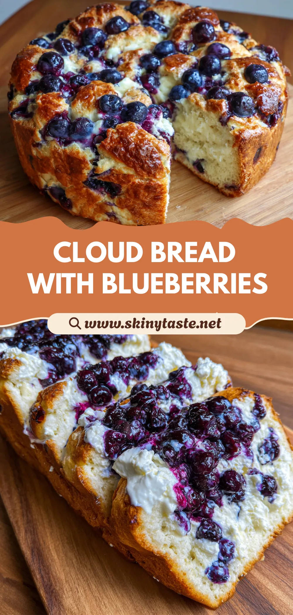 Fluffy Cottage Cheese Blueberry Cloud Bread – Easy Breakfast Recipe fo 10 Fluffy Cottage Cheese Blueberry Cloud Bread