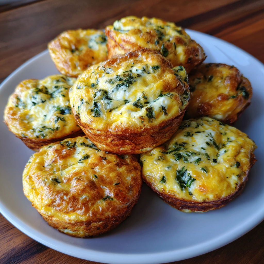 Fluffy Cottage Cheese Egg Muffins