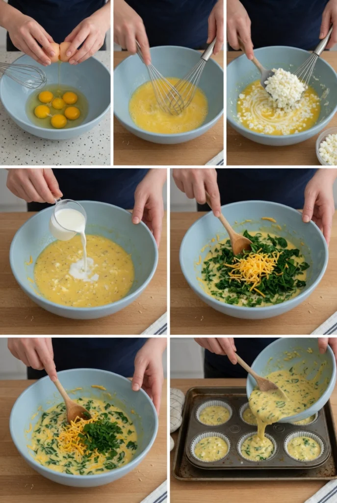 Fluffy Cottage Cheese Egg Muffins