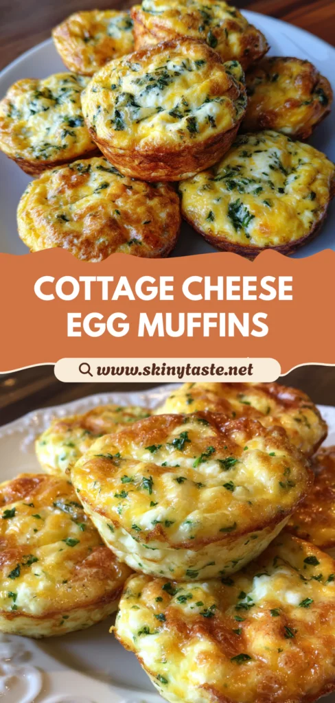 Fluffy Cottage Cheese Egg Muffins
