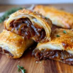 French Onion Smoked Beef Rolls