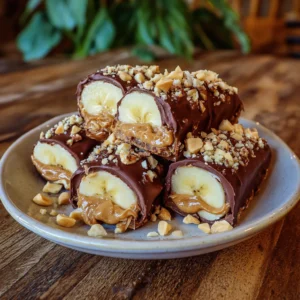 Frozen Banana Snickers