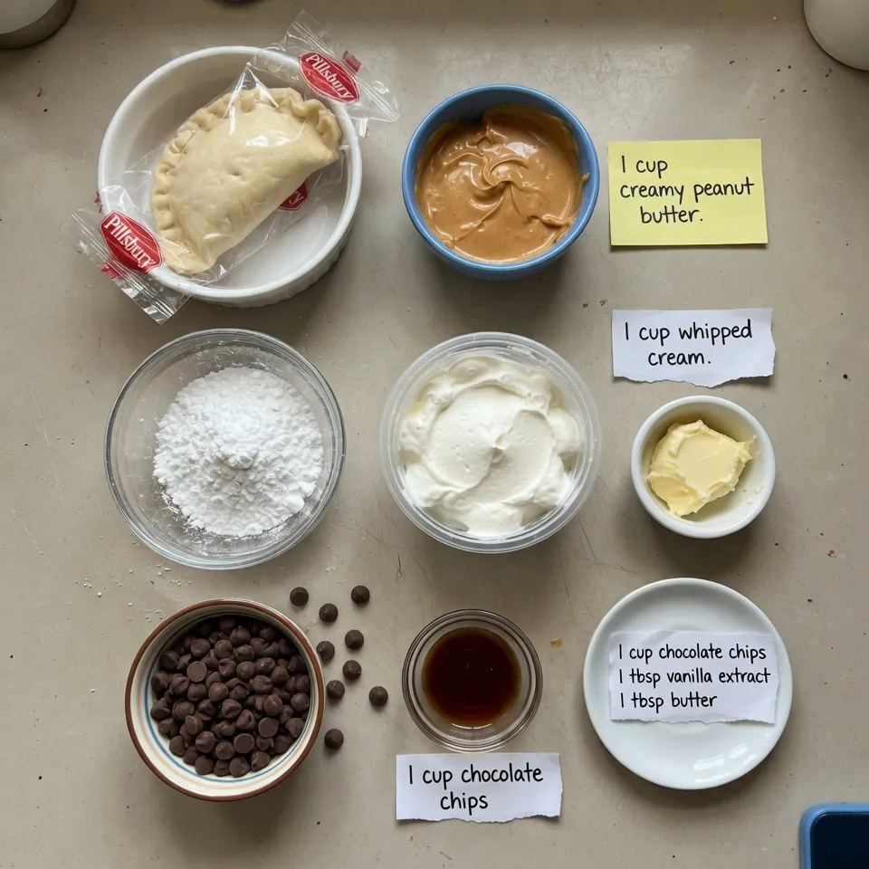 Giant Peanut Butter Cup Pie