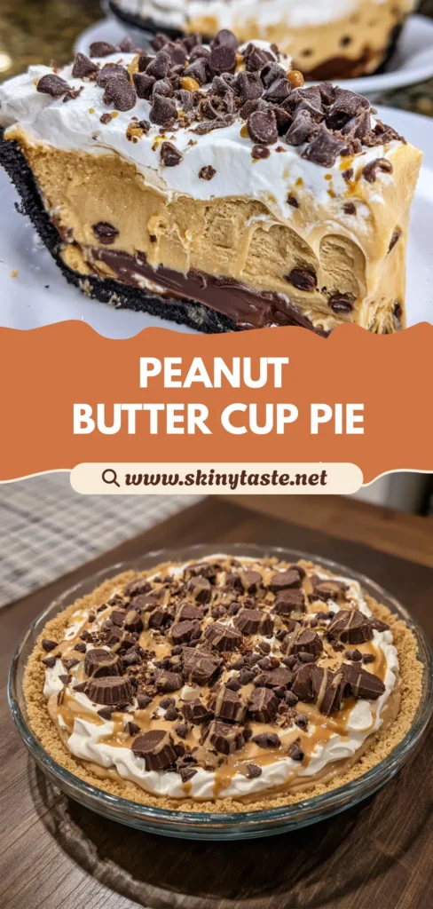 Giant Peanut Butter Cup Pie