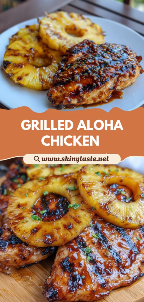 Grilled Aloha Chicken and Pineapple