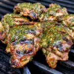Grilled Chicken Thighs with Chimichurri