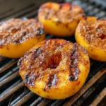 Grilled Peaches with Cinnamon and Brown Sugar