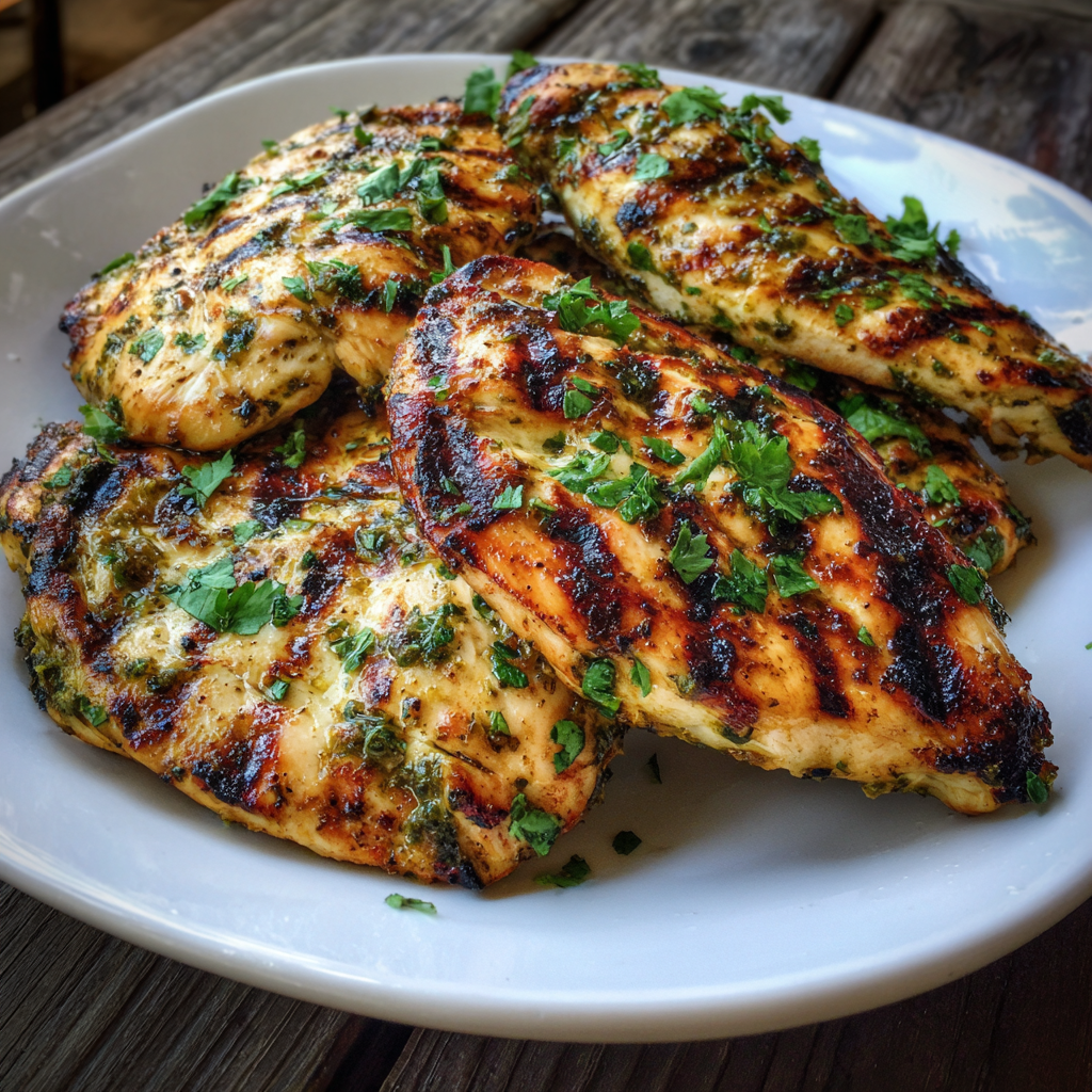 Grilled Salsa Verde Chicken