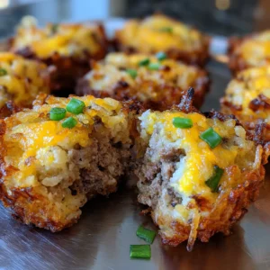 Hash Brown Smoked Beef Bites