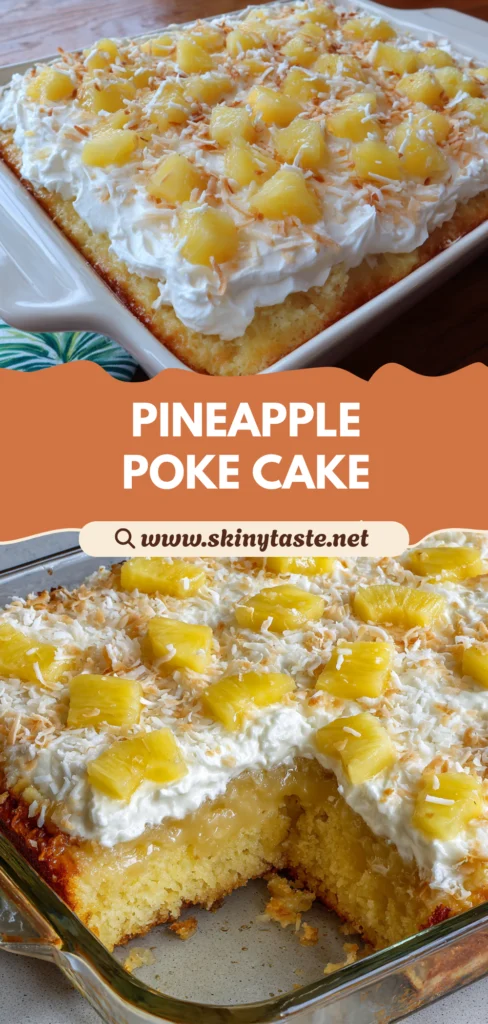 Easy Hawaiian Pineapple Poke Cake Recipe – Tropical Fluffy Dessert 10 Hawaiian Pineapple Poke Cake
