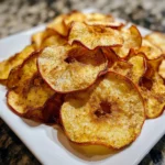 Healthy Air Fryer Apple Chips