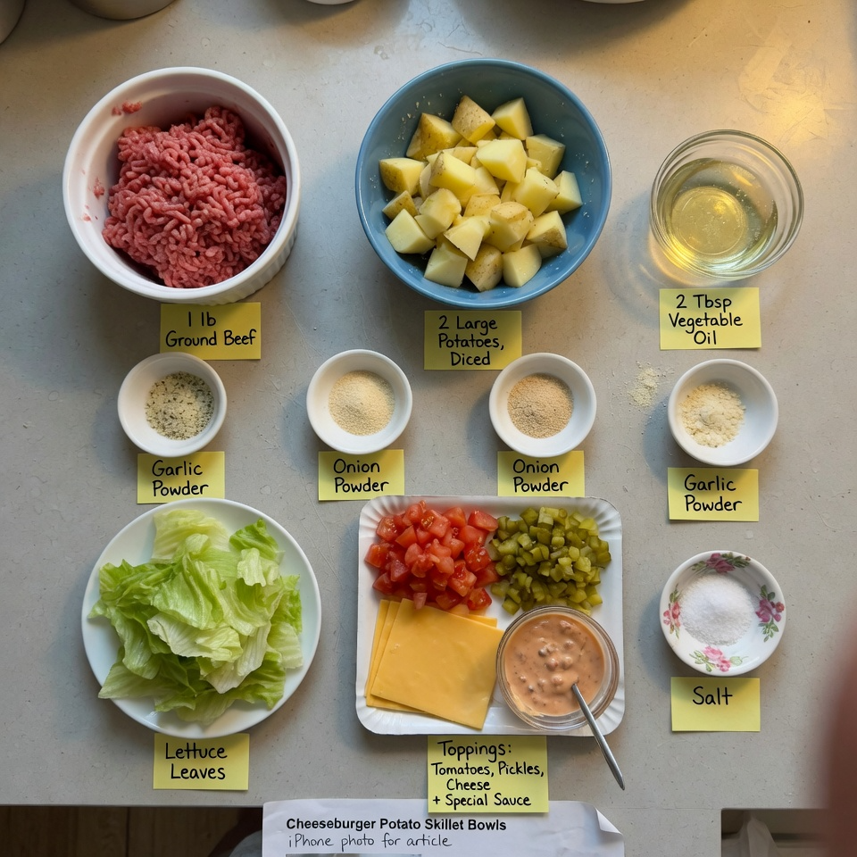 Healthy Burger Bowls